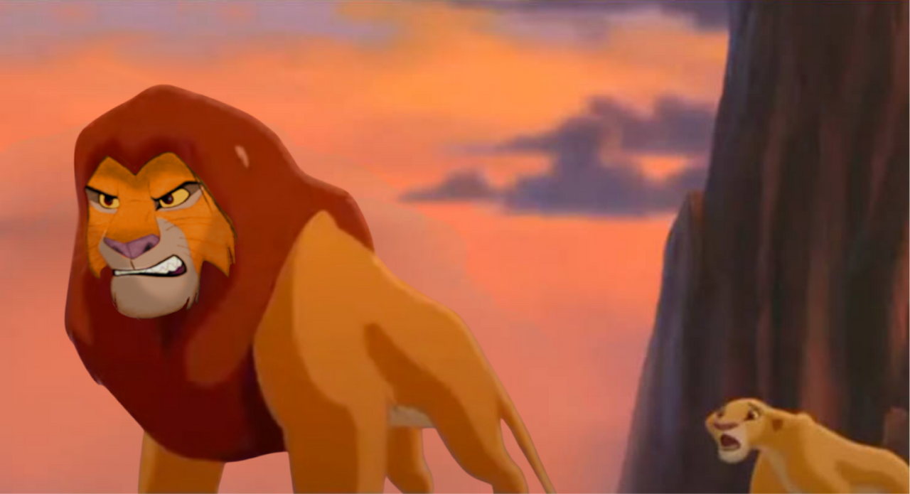 What If: Simba have enough by MasterOfAU on DeviantArt