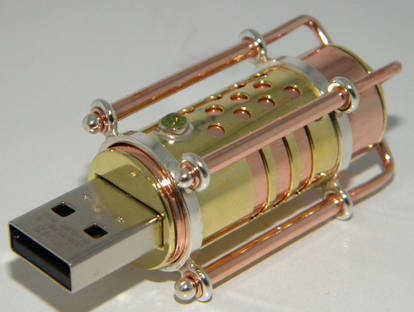 steampunk flashdrive