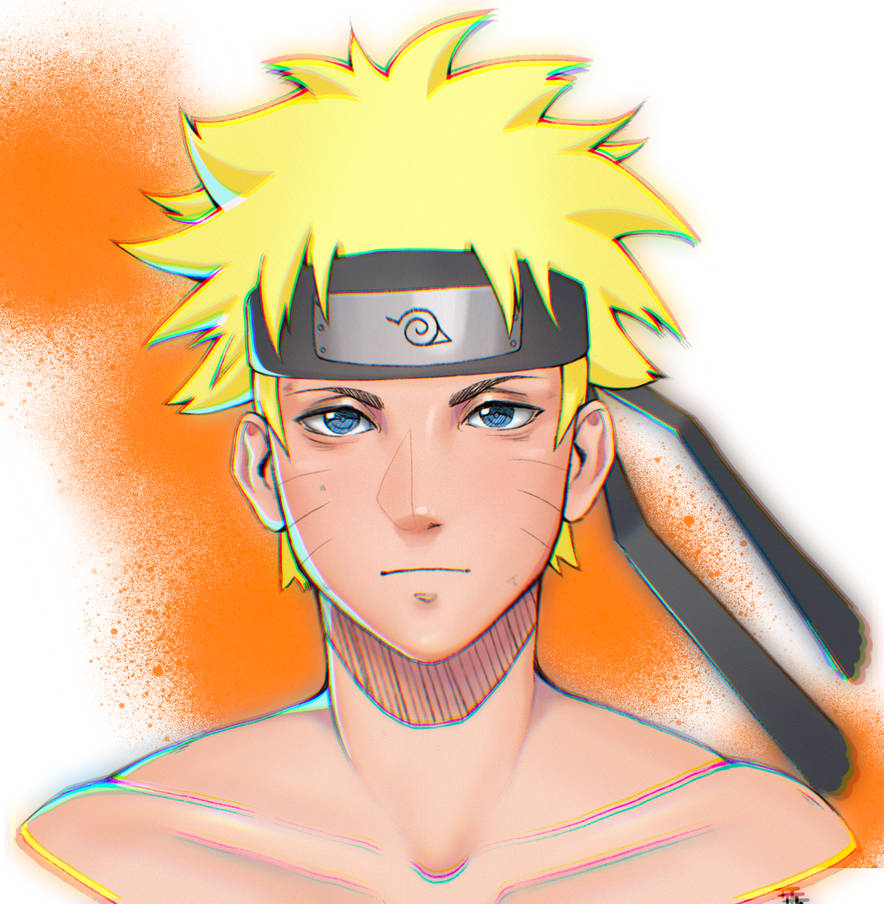 Naruto Uzumaki Portrait by me by NanabGER on DeviantArt
