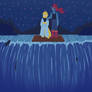 Undyne x Alphys Waterfall