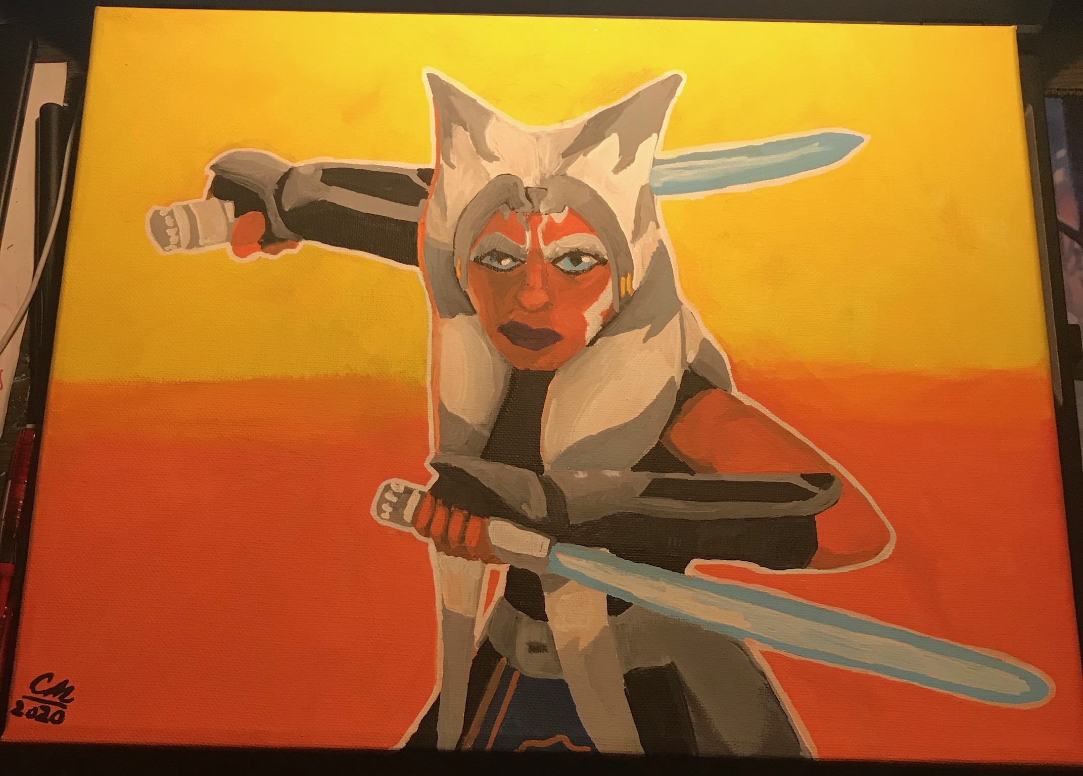 Ahsoka Tano Painting