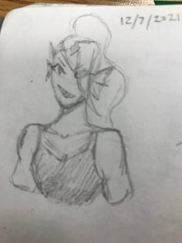Undyne Sketch 1