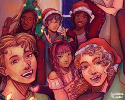 Merry Christmas From My OCs