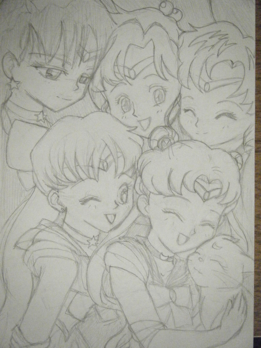 Sailor Moon Birthday Card WIP