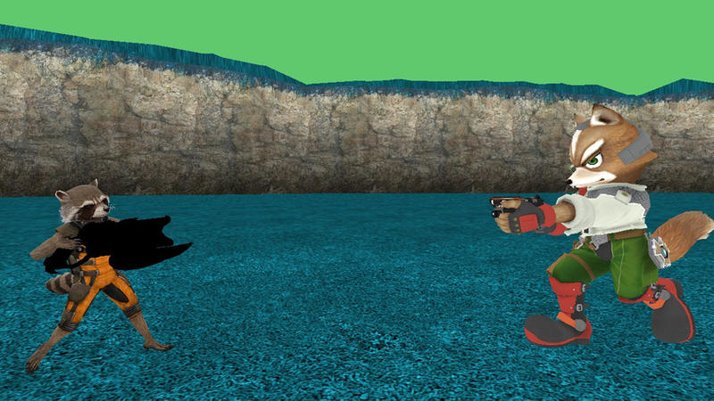 ROCKET RACCOON VS FOX MCCLOUD by shinxboy on DeviantArt