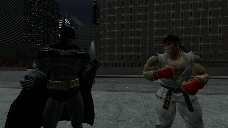 BATMAN VS RYU by shinxboy on DeviantArt