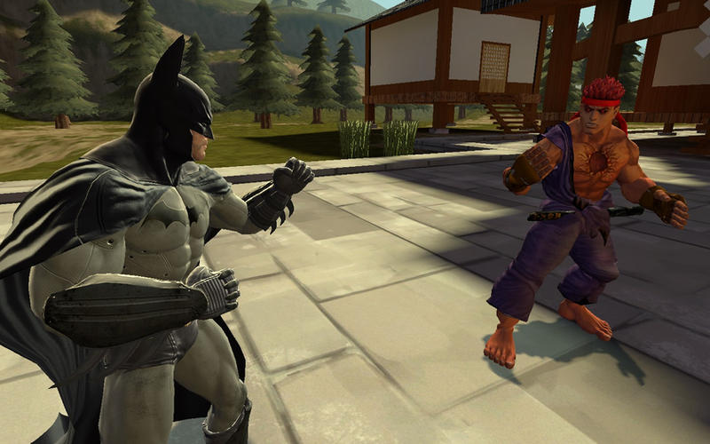 RYU VS BATMAN #2 by shinxboy on DeviantArt