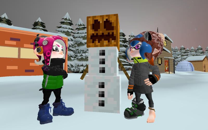 WE DID MADE A MINECRAFT SNOWMAN - OCTOLING by shinxboy on DeviantArt