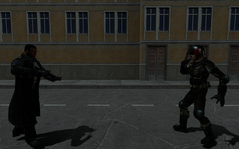 PUNISHER VS JUDGE DREDD by shinxboy on DeviantArt