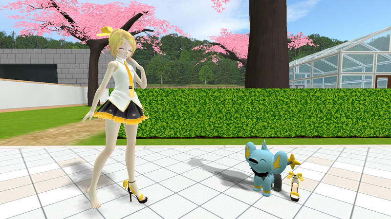 I heard your Miku's Friend - Rin by shinxboy on DeviantArt