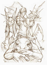 Pokemon trainer sketch