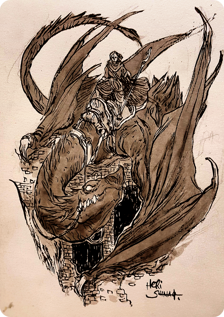 The Wyvern Rider (The knight / le cavalier) by Heri-Shinato on DeviantArt