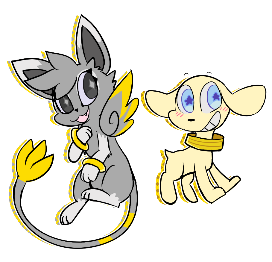 ART TRADE - Raionmon and Salamon