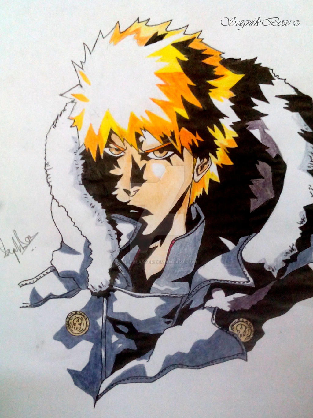 Kurosaki Ichigo Bleach Volume 49 Cover Fanart By Nickblaster On Deviantart