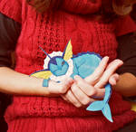Sleepy Vaporeon by MyFantasticWorld