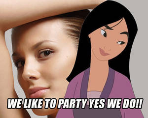 Partying in Milan with Mulan