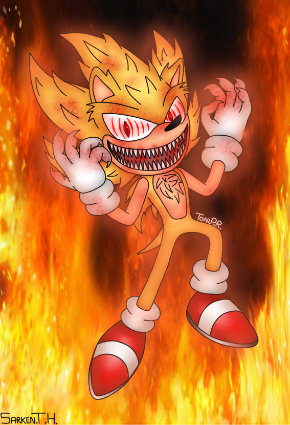 Fleetway Super Sonic (FleetwayComics) by SarkenTheHedgehog on