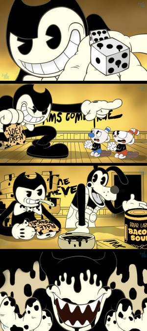 What If Bendy Was the bad guy in Cuphead?