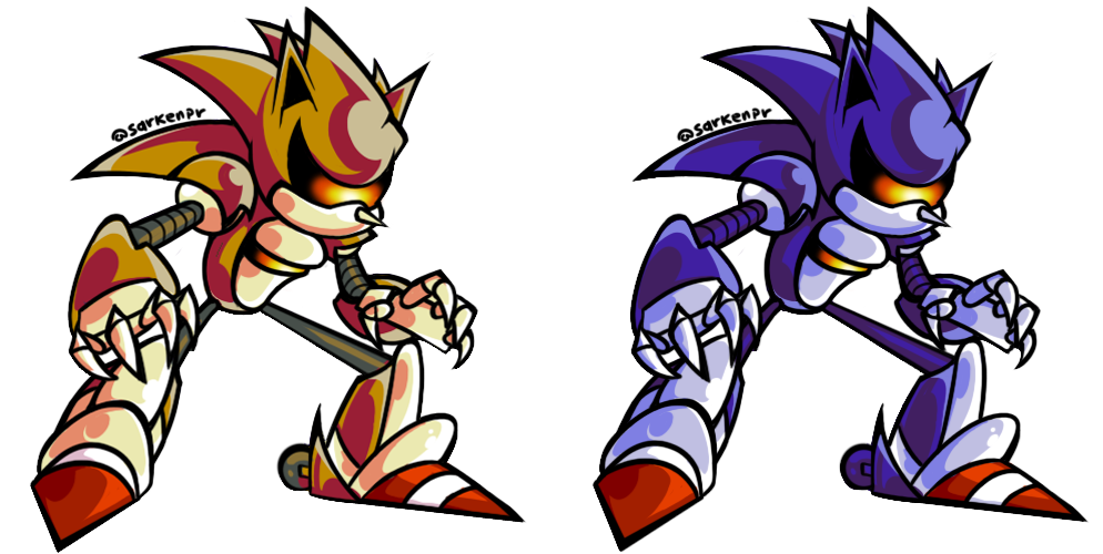 FnF V.S Mecha Sonic by GVoltage07 on DeviantArt