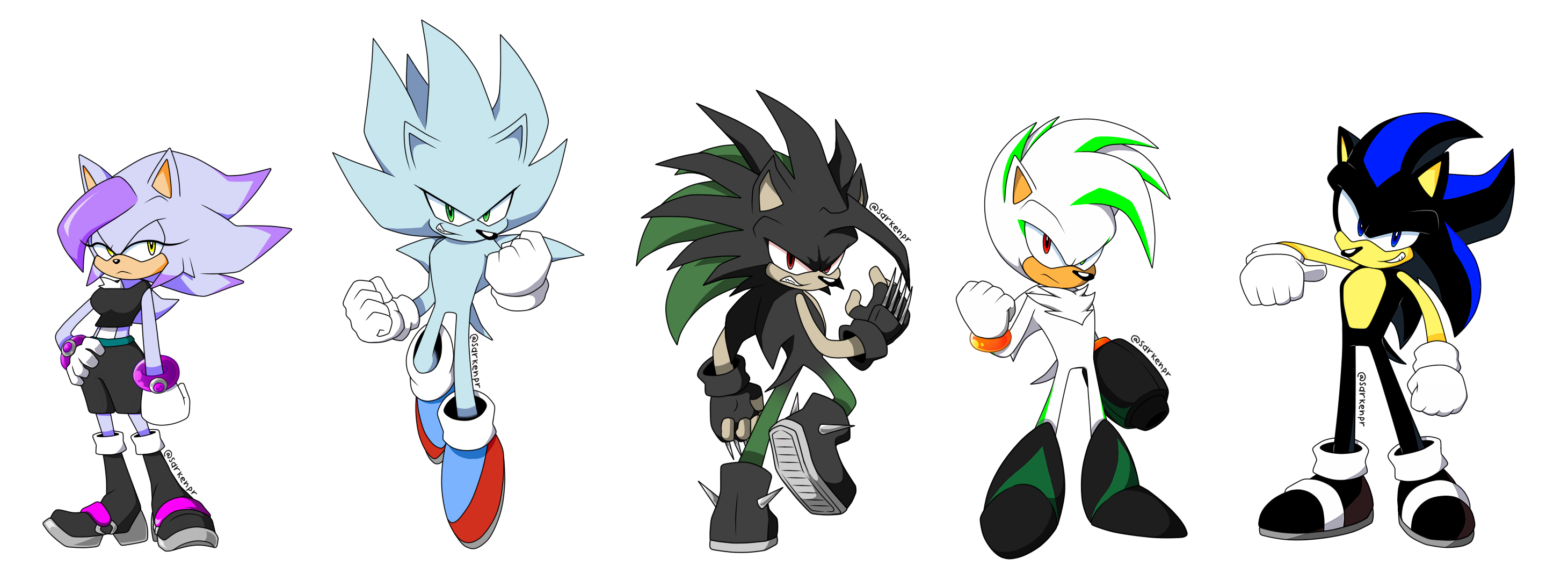 DarkSpine Sonic by SarkenTheHedgehog on DeviantArt