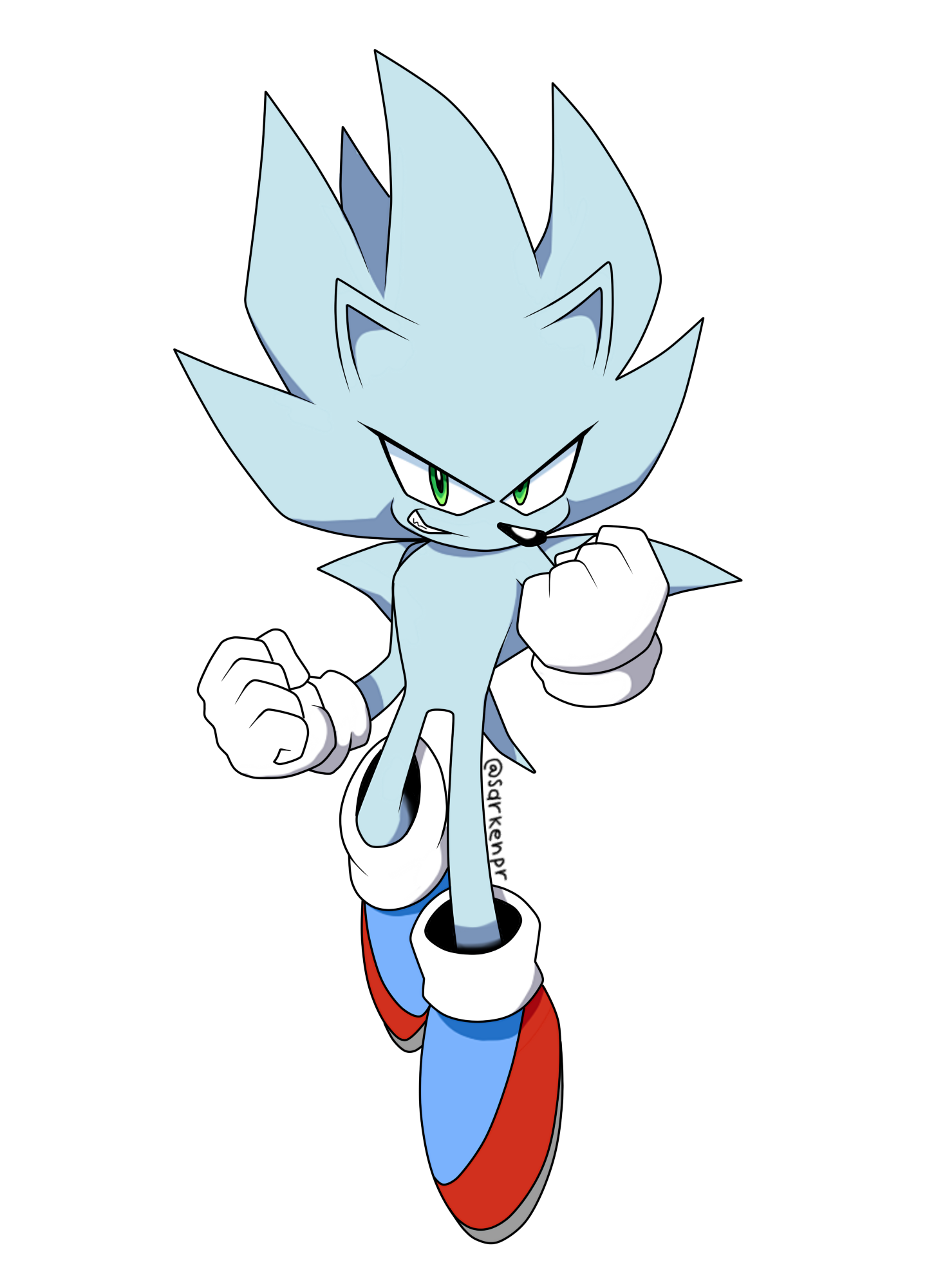 SUPER SONIC 1 by SarkenTheHedgehog on DeviantArt