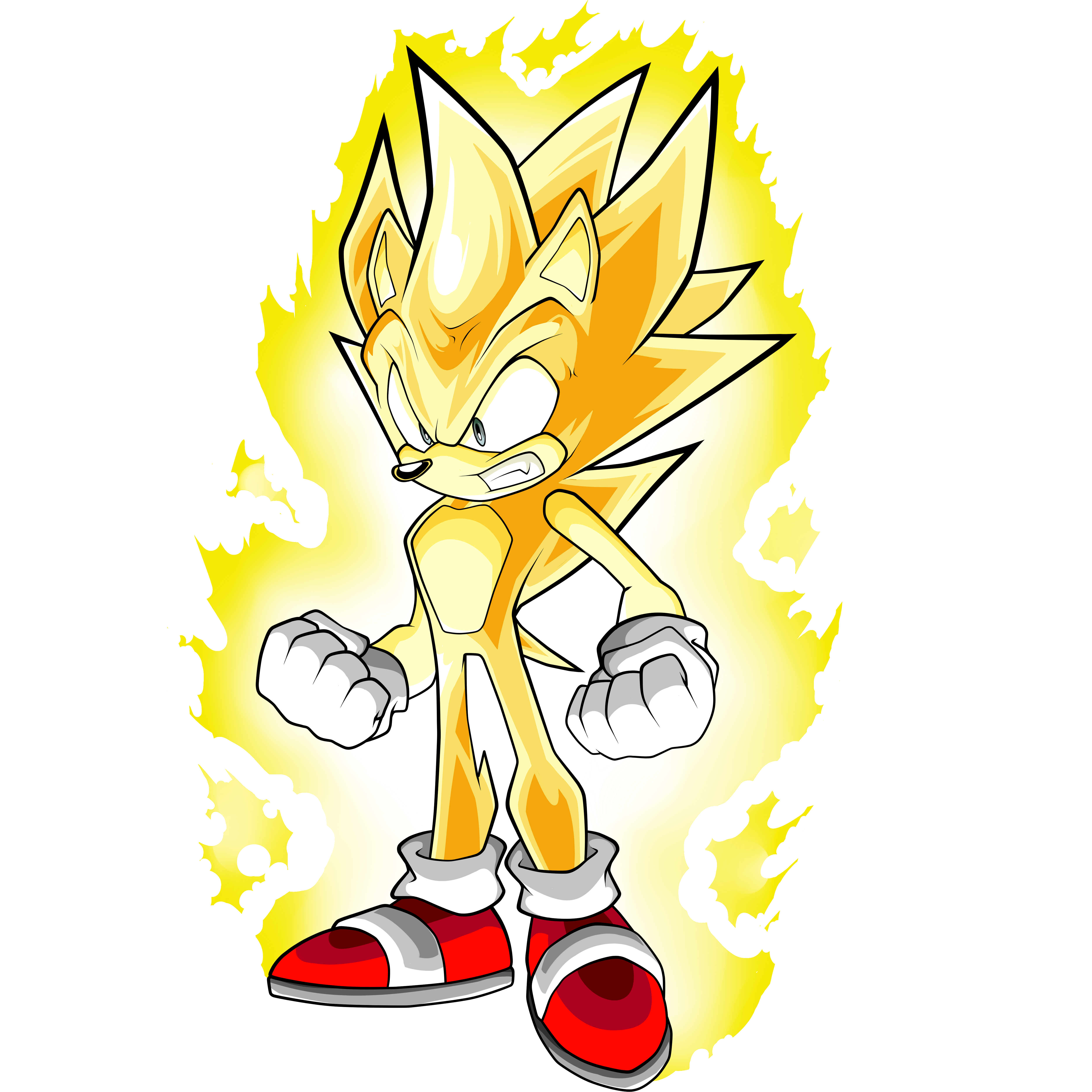 SUPER SONIC 1 by SarkenTheHedgehog on DeviantArt