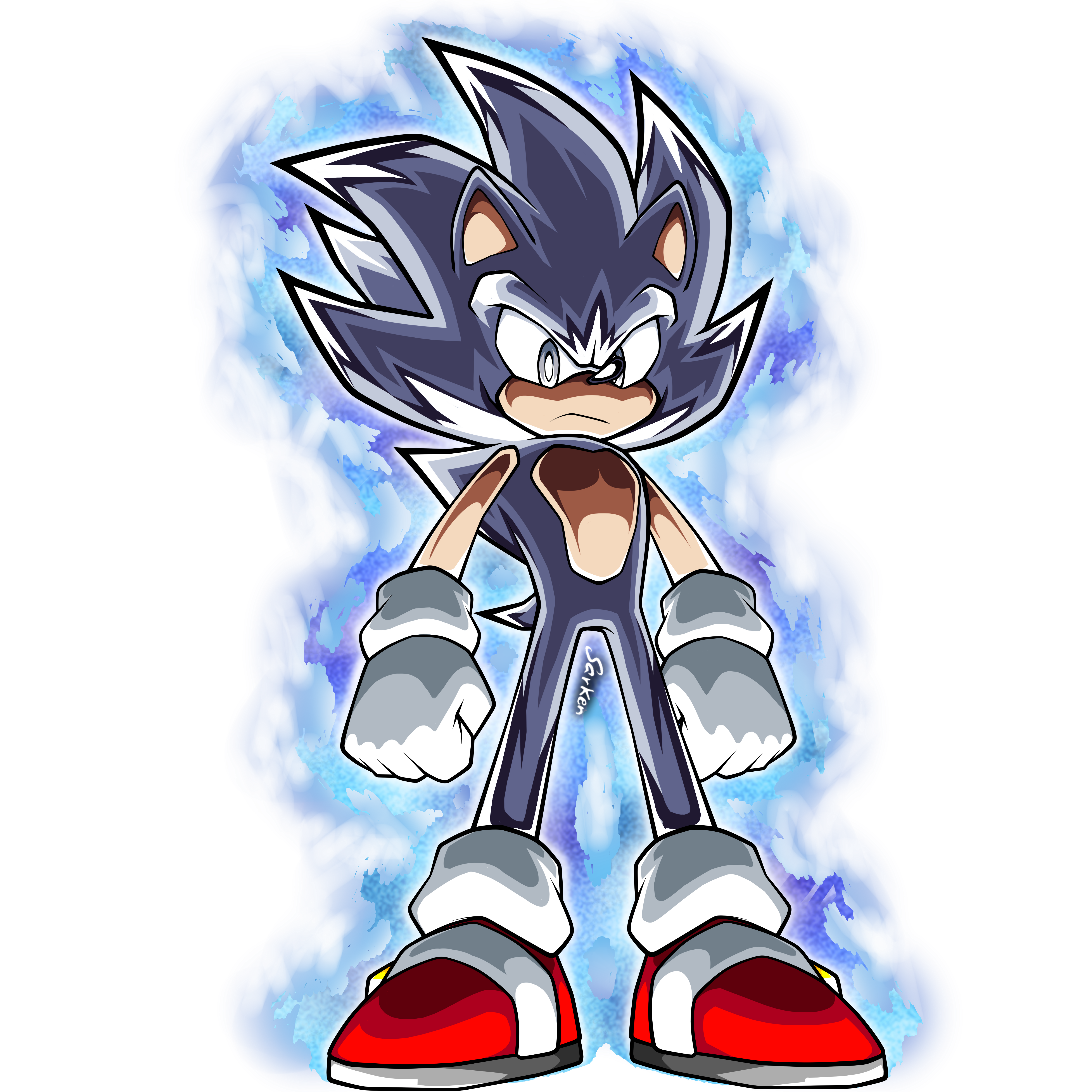 Hyper Sonic Vs. Hyper Shadow by Sonicguru on deviantART