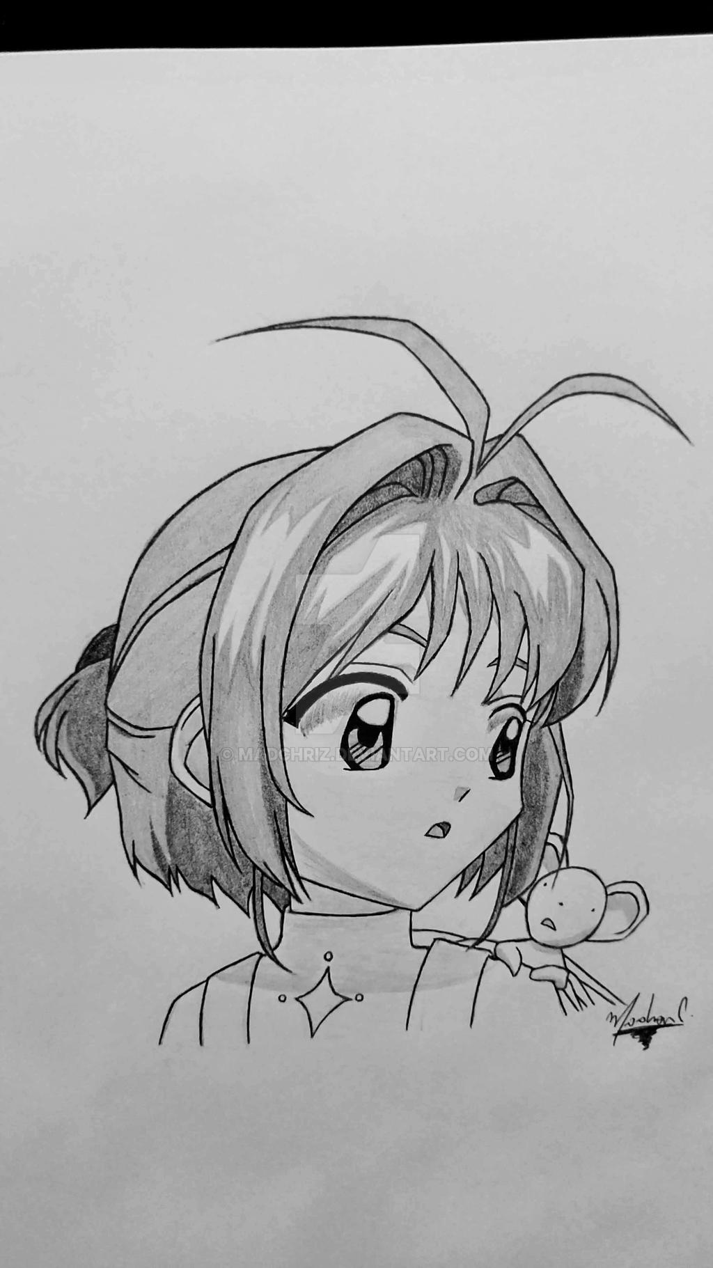 Drawing Sakura Kinomoto  Card Captor Sakura 