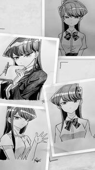 KOMI SHOUKO DRAWINGS!!!