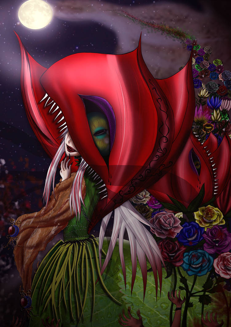 Creepy Flowers By ErinaLycoris On DeviantArt creepy-flowers-by-erinalycoris-on-deviantart
