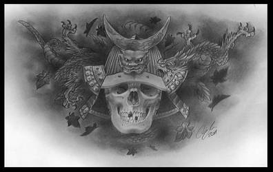 Samurai skull