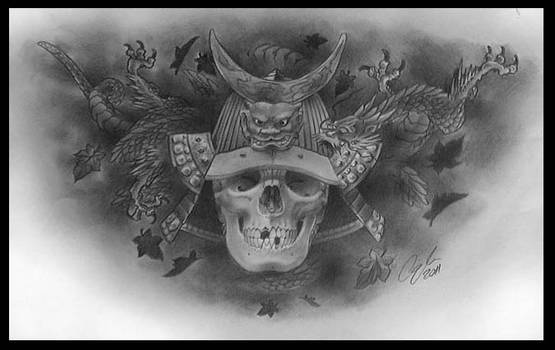 Samurai skull