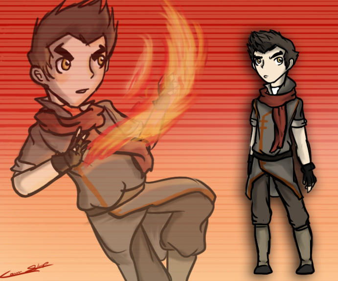 Mako for David Faustino by awildsharpieappeared on DeviantArt