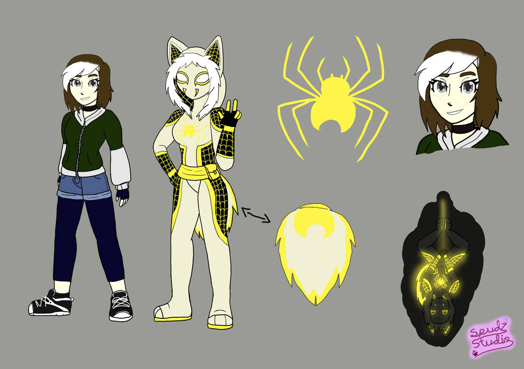 Spidersona (Wolf Spider) by AnomalousArtist on Newgrounds