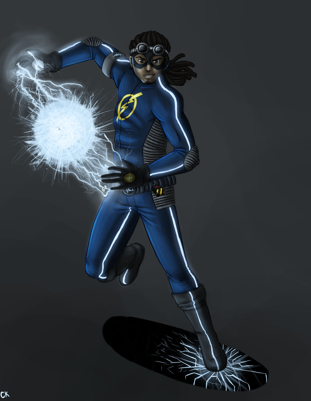 Static Shock- Static Redesign by Jessiphia on DeviantArt