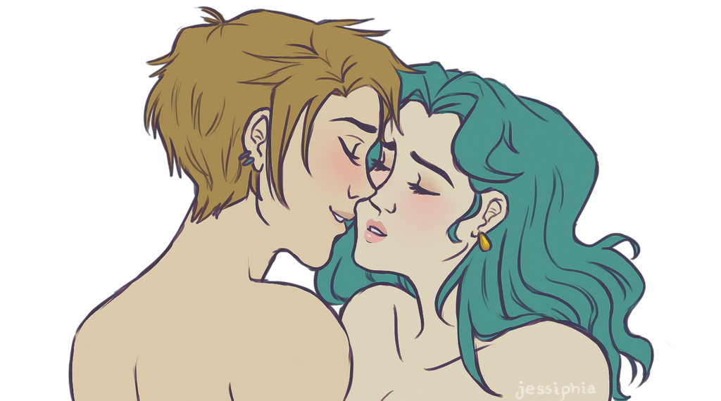 Girls Kissing Girls- Sailor Neptune and Uranus
