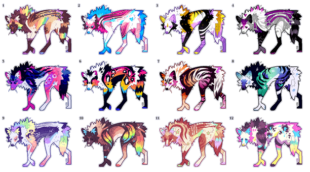 AUCTION Feral Maned Wolves | PRIDE ADOPTS | CLOSED