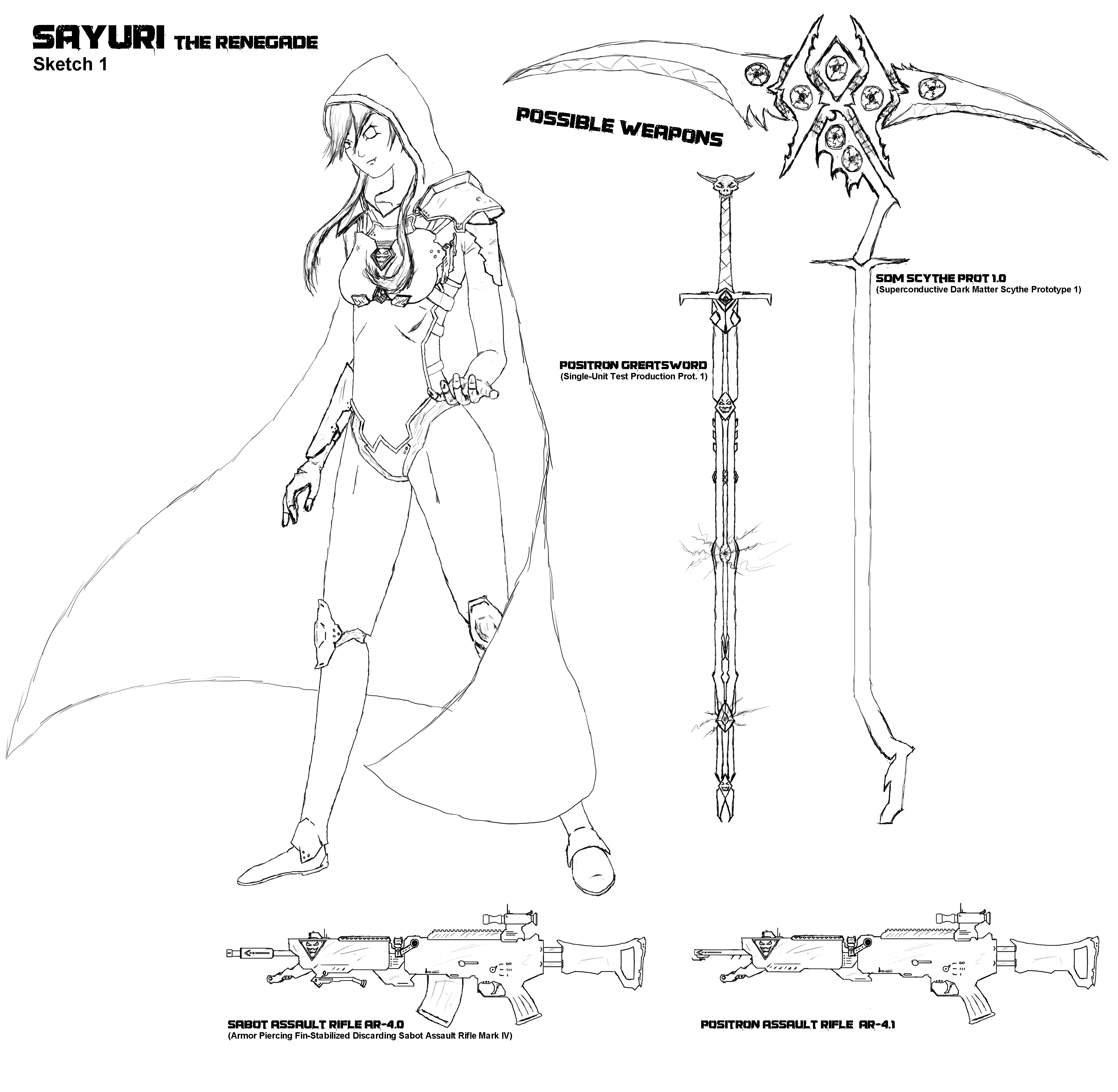 Sayuri the Renegade Sketch 1.0