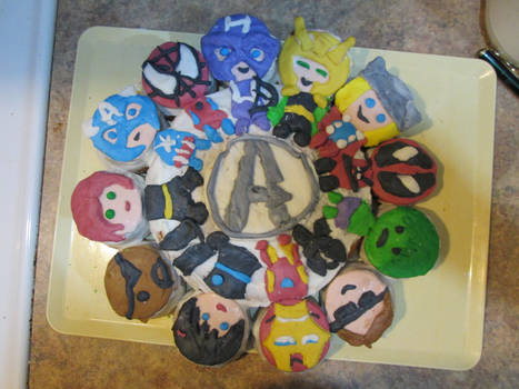 Superhero cake