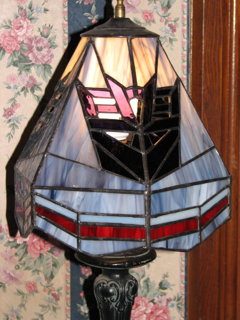 Stained glass con lamp shade