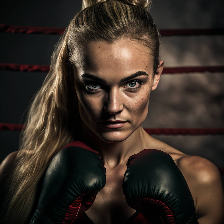 female boxer by imaginationbyAi on DeviantArt