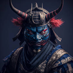 Oni Samurai Portrait