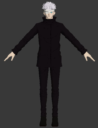 Satoru Gojo Model Jujutsu Kaisen 0 by maxippp on DeviantArt