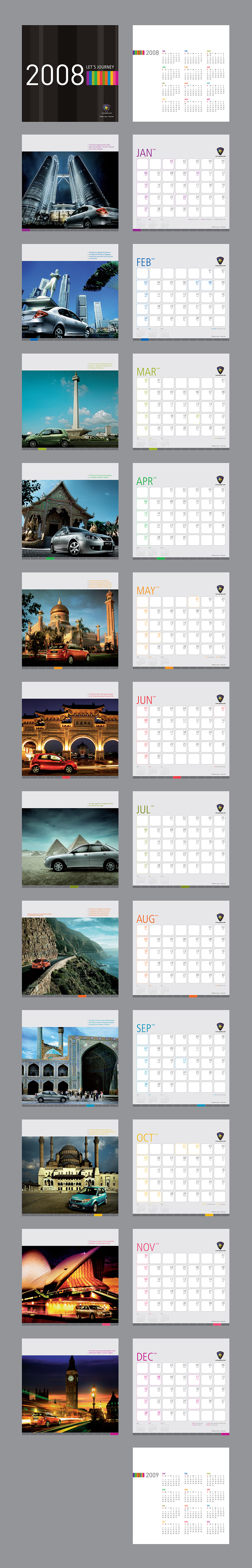 Proton Calendar 2008