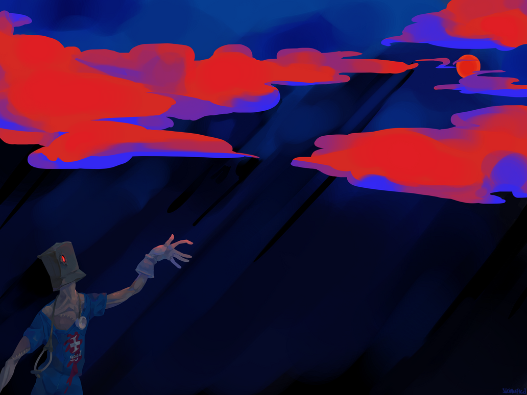 We Have Only One Sky Blue Red And Black Paranoia By Skinkified On We have only one sky blue red and black paranoia by skinkified on