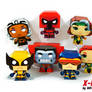 X-Men mini paper toys