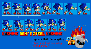 Custom / Edited - Sonic the Hedgehog Customs - Sonic (LoonyDude, Sonic  3-Style) - The Spriters Resource