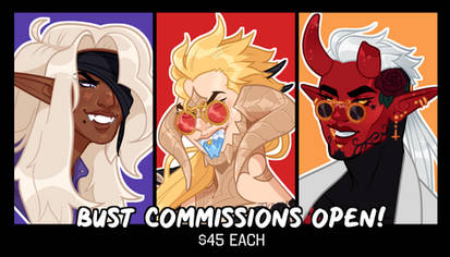 Bust Comms OPEN!