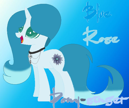 MLP Blue Rose by astralbitch on DeviantArt