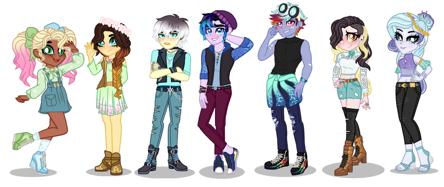 Mlp next gen Equestria boys and girls by RInfrost1 on DeviantArt